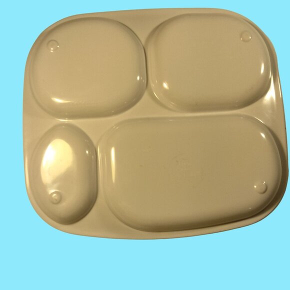 Cynthia Rowley Toddler Plate 4 section kids Pink falmingo Ladybug Melamine - Picture 6 of 7